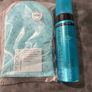 St. Tropez Express tanning foam and mitt